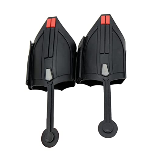 Jauarta Film Figur Cosplay Armaturen, Hero Cosplay -, Halloween -Dekorieren von Requisiten, Schwarzes Latexmaterial, Accessoires für Weihnachten, Karneval, Geburtstagsfeiern (Schwarz) von Jauarta