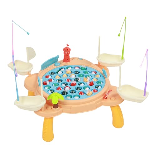 Jauarta Großgröße Rotierendes Fischertischspielzeug mit Leichter Musik, Interaktives Elternteil des Elternteils Spaß für Jauarta Großgröße Rotierendes Fischertischspielzeug mit Leichter Musik, Interaktives Elternteil des Elternteils Spaß für von Jauarta