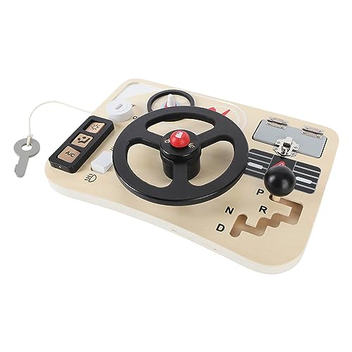 Jauarta Holzlenkrad-Spielzeug, Simulation, Pädagogisches Aktivitätsbrett, Sensorisches Spielzeug Kleinkinder Im Vorschulalter, Rollenspiele Jauarta Holzlenkrad-Spielzeug, Simulation, Pädagogisches Aktivitätsbrett, Sensorisches Spielzeug Kleinkinder Im Vorschulalter, Rollenspiele von Jauarta