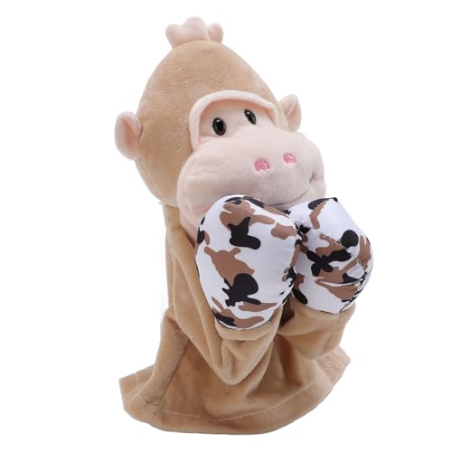Jauarta Interaktiver Sound Niedliche Weiche Plüsch Tierstanz Handpuppen -Boxpuppe mit Affendesign, die Interaktion über die Eltern für Eltern für Freudige Momente Verstärkt Jauarta Interaktiver Sound Niedliche Weiche Plüsch Tierstanz Handpuppen -Boxpuppe mit Affendesign, die Interaktion über die Eltern für Eltern für Freudige Momente Verstärkt von Jauarta