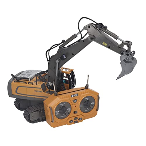 Jauarta Legierung RC RC Bagger Spielzeug 680 ° Rotatable Voll Funktionsfähige Lighting Music Construction Tractor mit Starker Anti-Interferenz-Funktion für Stunden Spaß Graben Jauarta Legierung RC RC Bagger Spielzeug 680 ° Rotatable Voll Funktionsfähige Lighting Music Construction Tractor mit Starker Anti-Interferenz-Funktion für Stunden Spaß Graben von Jauarta