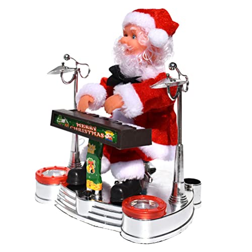 Jauarta Lively Weihnachten Elektrische Musikpuppe Weihnachtsmann mit Gesang und Tanzen, Tolles Freunde (A) von Jauarta