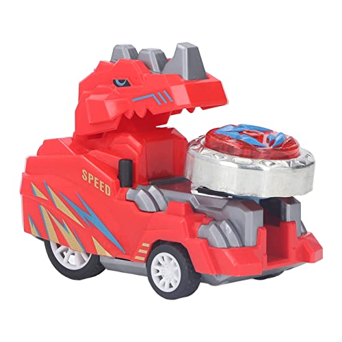 Jauarta Lustiges Dinosaurier -Gyroskop, Interaktives LED -Leuchten Rotierendes Gyroskopspielzeug für und Mädchen (Rot) von Jauarta