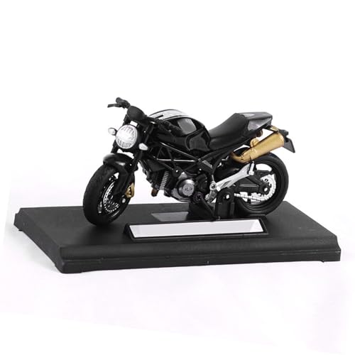 Jauarta Miniaturlegierung Motorradmodell, Tragbares Schwarzes Spielzeug für oder Erwachsene, Praktische Rückmeldungen, Sensorische Wahrnehmung. Kuchendekoration, Ideal, Wohnkultur, von Jauarta