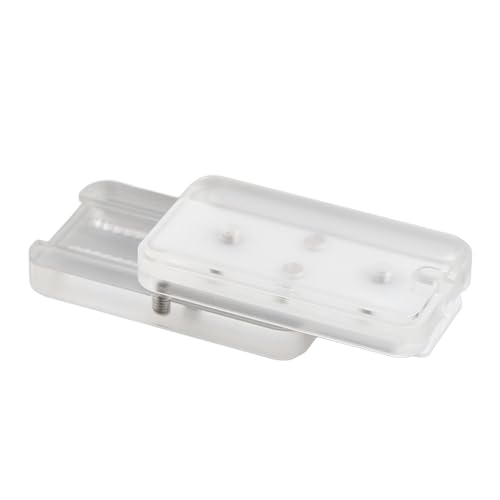 Jauarta Office Fidget Slider Toy, Kompakte Tragbare Robuste Materialien, Beruhigende Wirkung, Empfindliche Handwerkskunst für Zuhause (Transparent) von Jauarta