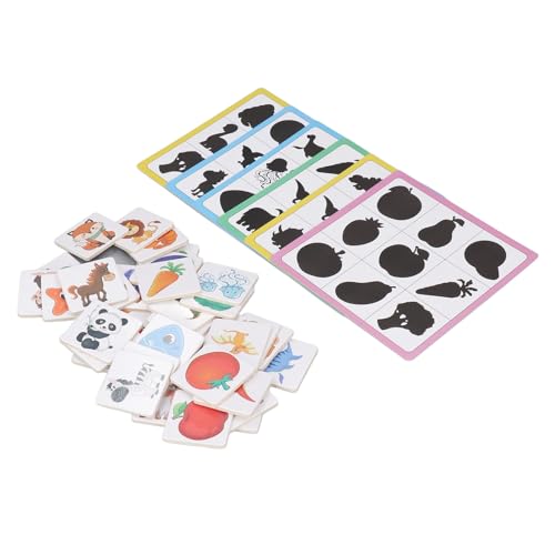 Jauarta Schatten -Matching -Karten Holzblöcke Animal Obst Formpaarung Spieler Memory Card Toy für 2-4 Jahre Alte Kleinkinder Jauarta Schatten -Matching -Karten Holzblöcke Animal Obst Formpaarung Spieler Memory Card Toy für 2-4 Jahre Alte Kleinkinder von Jauarta