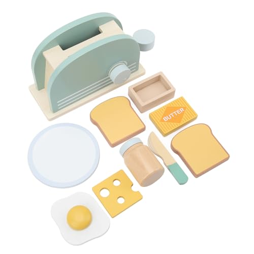 Jauarta Simulierte Brotbackmaschine aus Holz, Handgefertigt, Küchenspielzeug für Kinder, Pädagogisches Lernen Jauarta Simulierte Brotbackmaschine aus Holz, Handgefertigt, Küchenspielzeug für Kinder, Pädagogisches Lernen von Jauarta