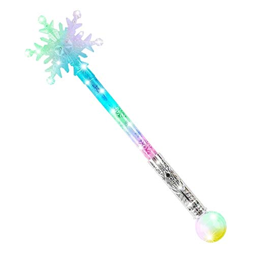 Jauarta Snowflake Luminous Magical Stab, Cabrio Lighting Effects Magischer Zauberstab für, ABS Snowflake Princess Cosplay Fairy Stick, mit Kreisförmiger Bogengestaltung, für die Visuelle (13,5 * 6,53 Jauarta Snowflake Luminous Magical Stab, Cabrio Lighting Effects Magischer Zauberstab für, ABS Snowflake Princess Cosplay Fairy Stick, mit Kreisförmiger Bogengestaltung, für die Visuelle (13,5 * 6,53 von Jauarta