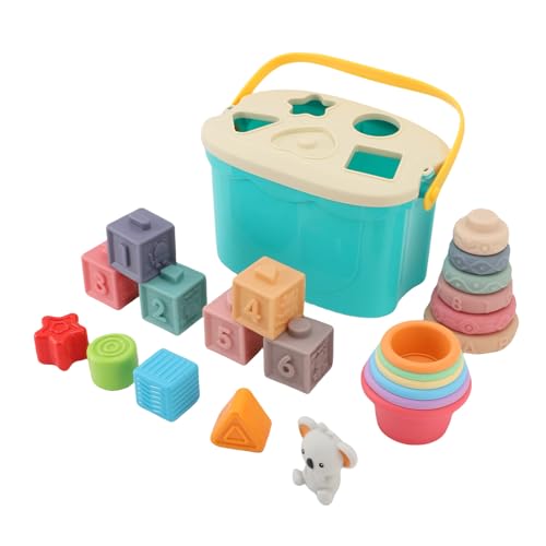Jauarta Weiche Bausteine Stapeln Bausteine für Pädagogisches Spiel, mit Griff Training, für Wasserspiel Jauarta Weiche Bausteine Stapeln Bausteine für Pädagogisches Spiel, mit Griff Training, für Wasserspiel von Jauarta