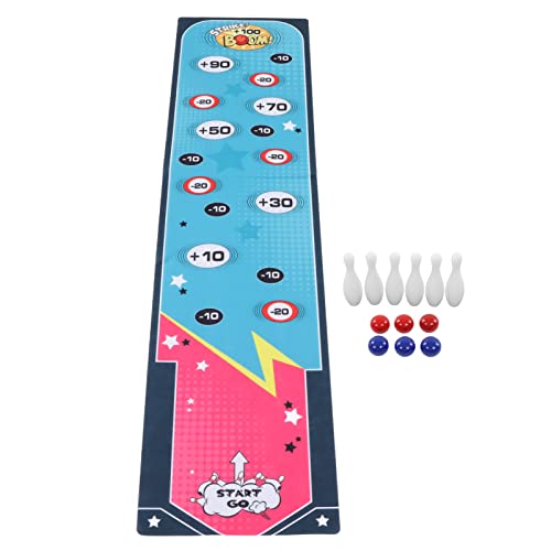 Kids Bowling Set, Bildungstischtisch -Bowlingspiel, Tragbar mit Game Pad, für Familie, Kids Bowling -Set, Party, Outdoor Kids Bowling Set, Bildungstischtisch -Bowlingspiel, Tragbar mit Game Pad, für Familie, Kids Bowling -Set, Party, Outdoor von Jauarta