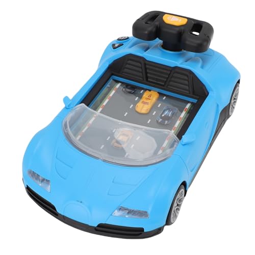 Lenkrad -Rennsportwagenspielzeug, Pädagogisches Musical Racing Adventure Car Toy mit Klang, Vermeiden Sie Hindernisse, Familiäre Verbindung, Soziale Interaktion, Ideale (Blau) von Jauarta