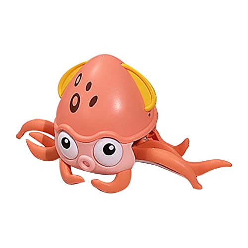 Nettes Tintenfisch -Badespielzeug, Bunte Babyparty -Spielzeug für Kleinkind, Schwimmen in der Badewanne, Pool (Rosa) von Jauarta