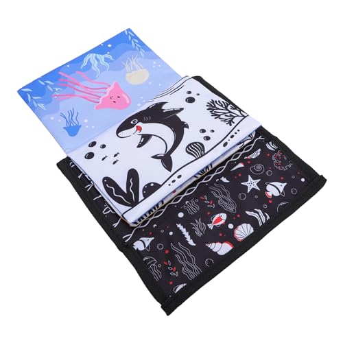 Ocean Animal Crinkle Stoffbuch Spielzeug, Faltbares Bauchzeitspielzeug für Babys, Baby Visual Stimulationsspiegel mit Lernmerkmalen für die Kognitive Entwicklung Ocean Animal Crinkle Stoffbuch Spielzeug, Faltbares Bauchzeitspielzeug für Babys, Baby Visual Stimulationsspiegel mit Lernmerkmalen für die Kognitive Entwicklung von Jauarta