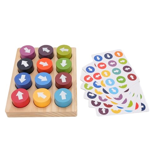 Richtungsbausteine Spielzeug, Verbesserung der Kognitiven Fähigkeiten und Farberkennung mit Zartem Design, Ideal für den Gebrauch von Zuhause oder Klassenzimmer Richtungsbausteine Spielzeug, Verbesserung der Kognitiven Fähigkeiten und Farberkennung mit Zartem Design, Ideal für den Gebrauch von Zuhause oder Klassenzimmer von Jauarta