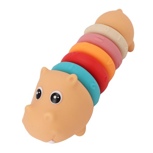 Safe, Weiche Plastik -Baby -Stapelspielzeug für Hand -Augenkoordinationsfähigkeiten mit Charmantem Hippo -Design, Ideal für Kleinkinder in Bewegung, für Frühe Bildungserfahrungen Safe, Weiche Plastik -Baby -Stapelspielzeug für Hand -Augenkoordinationsfähigkeiten mit Charmantem Hippo -Design, Ideal für Kleinkinder in Bewegung, für Frühe Bildungserfahrungen von Jauarta