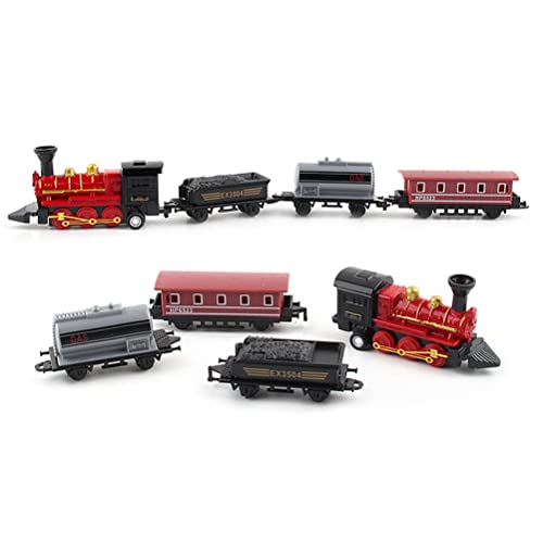Simulation Retro Dampf Train Toy Kit Back Simulation Dampf Train Model Spielzeug für und Mädchen Zurück (A) von Jauarta