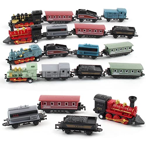 Simulation Retro Dampf Train Toy Kit Back Simulation Dampf Train Model Spielzeug für und Mädchen Zurück (C) von Jauarta