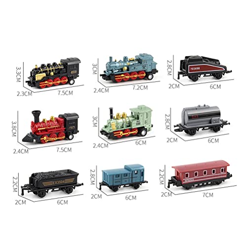 Simulation Retro Dampf Train Toy Kit Back Simulation Dampf Train Model Spielzeug für und Mädchen Zurück (D) von Jauarta
