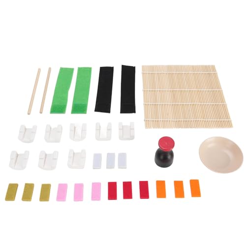 Sushi Interactive Toy Trep Play Kitchen Toy Set, Entworfen mit Simulation und Nachahmung, Holzkochgeschirrssimulationsmodell Lebensmittel, Idealer Geburtstagsurlaub Sushi Interactive Toy Trep Play Kitchen Toy Set, Entworfen mit Simulation und Nachahmung, Holzkochgeschirrssimulationsmodell Lebensmittel, Idealer Geburtstagsurlaub von Jauarta