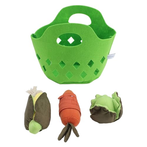 Weiches und Sicheres Gemüse -Plüschspielzeug für Babys Sehr groß und Täuscht Lebensmittelspielset Ideal für Handaugenkoordination und Familienbindung von Jauarta