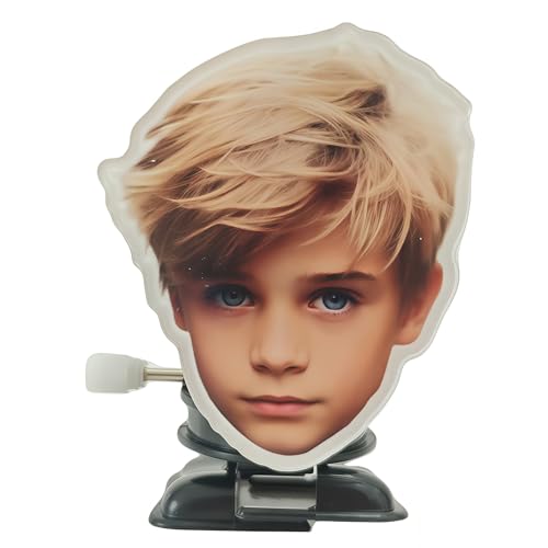 Personalisiertes Uhrwerk Spielzeug, Individuelle Aufziehspielzeug Wind up Spielzeug Geschenk für Kinder Mädchen und Jungen (Schwarz) von Jaucin