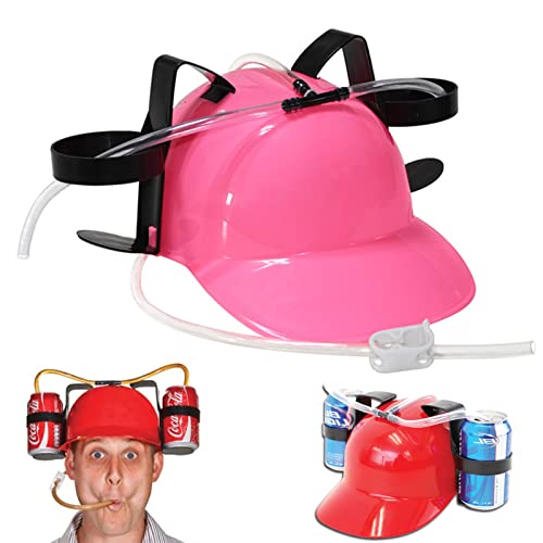 Trinkhelm Party Bierhelm,Helm mit Schlauch,Bauhelm Getränkehalter Bierhalter mit 2 Dosenhaltern und Trinkschlauch,Karneval Spaß Partyartikel,lustiger Bierhelm,Unisex,Vatertag Männer Geschenk (Rosa) Trinkhelm Party Bierhelm,Helm mit Schlauch,Bauhelm Getränkehalter Bierhalter mit 2 Dosenhaltern und Trinkschlauch,Karneval Spaß Partyartikel,lustiger Bierhelm,Unisex,Vatertag Männer Geschenk (Rosa) von Jauhmui