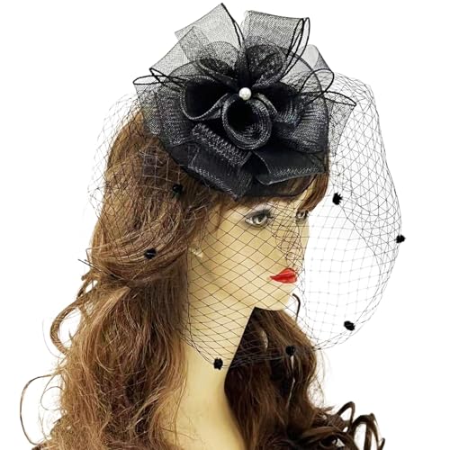 Einzigartiger Damen-Kopfschmuck mit Netzblumen-Haarband und Haarnadel, modische Haarschmuck für Frauen Einzigartiger Damen-Kopfschmuck mit Netzblumen-Haarband und Haarnadel, modische Haarschmuck für Frauen von Javoryxh
