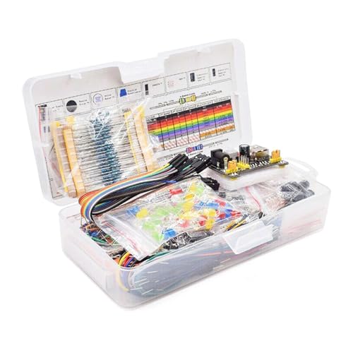 Elektronik Elektronik Starter Komplettset Projektset 830 Loch Steckplatine für Leiterplatte für Anfänger Elektronik Elektronik Starter Komplettset Projektset 830 Loch Steckplatine für Leiterplatte für Anfänger von Javoryxh