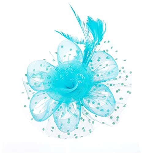 Javoryxh Damen Gefiedertes Stirnband Mesh Hut Haarteile Haarschmuck Cosplay Stirnband für Abschlussball Event und Mottopartys Javoryxh Damen Gefiedertes Stirnband Mesh Hut Haarteile Haarschmuck Cosplay Stirnband für Abschlussball Event und Mottopartys von Javoryxh