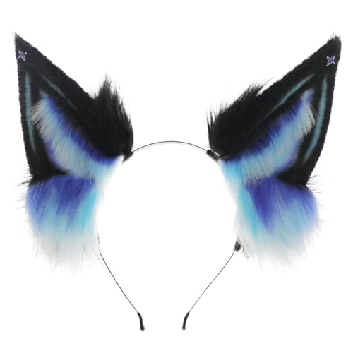 Javoryxh Dark Series Wolfsohren Stirnband Cosplay Kostüm Hairhoop Party Kopfschmuck Maskeraden Kopfbedeckung Animes Rollenspiel Haarschmuck Javoryxh Dark Series Wolfsohren Stirnband Cosplay Kostüm Hairhoop Party Kopfschmuck Maskeraden Kopfbedeckung Animes Rollenspiel Haarschmuck von Javoryxh