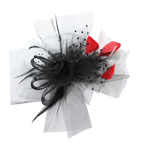 Javoryxh Einzigartiger Fascinator, Hut, Haarteil, minimalistisches Styling, Haarreifen, Halloween, Kopfbedeckung für Feiertage Javoryxh Einzigartiger Fascinator, Hut, Haarteil, minimalistisches Styling, Haarreifen, Halloween, Kopfbedeckung für Feiertage von Javoryxh