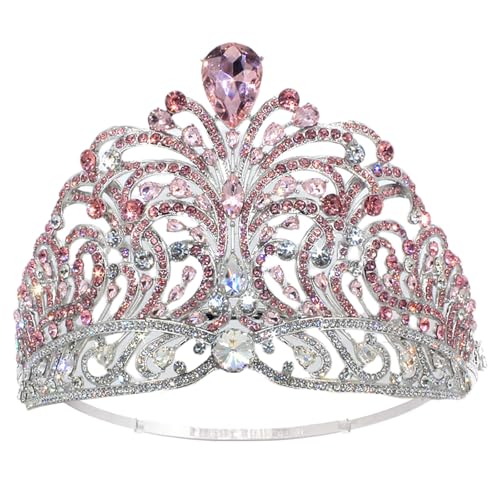 Javoryxh Exquisites Festzugskronen, Themenparty, Kopfschmuck, luxuriöse Legierung, stilvolle Kronen für modische Frauen und Braut von Javoryxh