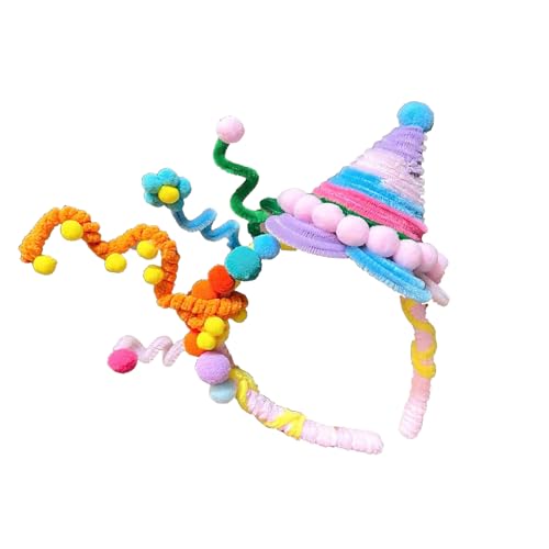 Javoryxh Filigranes Haarband für Partys, gedrehtes Haarband mit Stern-Kuchen-Designs, Kopfschmuck, modische Kopfbedeckung, Ornament für Geburtstagsfeiern Javoryxh Filigranes Haarband für Partys, gedrehtes Haarband mit Stern-Kuchen-Designs, Kopfschmuck, modische Kopfbedeckung, Ornament für Geburtstagsfeiern von Javoryxh