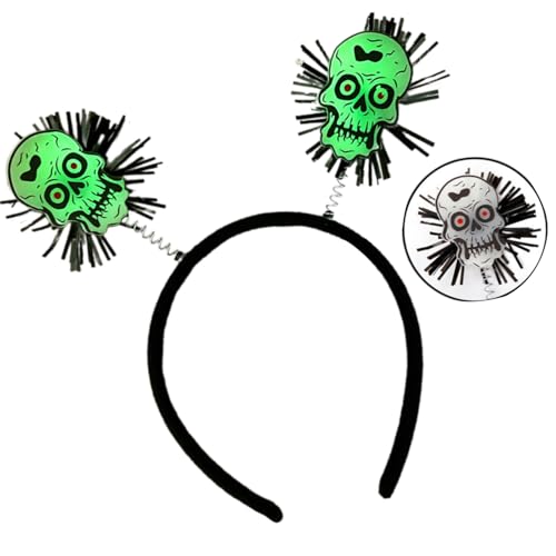 Javoryxh Halloween Fluoreszierender Totenkopf Fledermaus Kostüm Stirnband Bequeme Kopfschmuck Haarschmuck Einfach zu tragen und zu entfernen Javoryxh Halloween Fluoreszierender Totenkopf Fledermaus Kostüm Stirnband Bequeme Kopfschmuck Haarschmuck Einfach zu tragen und zu entfernen von Javoryxh