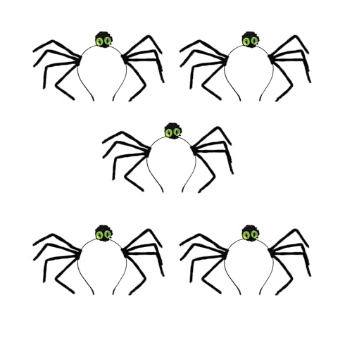 Javoryxh Halloween Kostüm Stirnband 3D Spinnen Bühne Kopfbedeckung Halloween Party Requisiten Spinnen Stirnband Zubehör Javoryxh Halloween Kostüm Stirnband 3D Spinnen Bühne Kopfbedeckung Halloween Party Requisiten Spinnen Stirnband Zubehör von Javoryxh