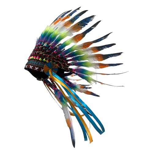 Javoryxh Kreativer gefiederter Kopfschmuck, bequemer und stilvoller Festival-Haarschmuck für Bühnenkünstler und Partygänger Javoryxh Kreativer gefiederter Kopfschmuck, bequemer und stilvoller Festival-Haarschmuck für Bühnenkünstler und Partygänger von Javoryxh