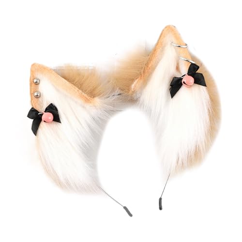 Javoryxh Lolitas Katzenohren Stirnbänder Anime Verkleidung Kopfschmuck Rollenspiel Kopfbedeckung für kreative Cosplay Outfits Javoryxh Lolitas Katzenohren Stirnbänder Anime Verkleidung Kopfschmuck Rollenspiel Kopfbedeckung für kreative Cosplay Outfits von Javoryxh