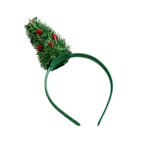 Javoryxh Modischer Weihnachts-Kopfreifen, festlicher Haarschmuck, vielseitiges Styling-Werkzeug für Kinder und Erwachsene, Foto-Requisiten von Javoryxh