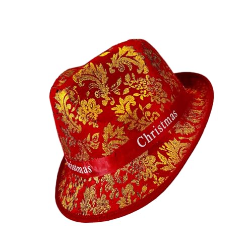 Javoryxh Paillettenmuster Zylinder für Weihnachten, Festival, Urlaub, Feiern, Hut, Weihnachten, Kostüm, Requisiten, Panamahut Javoryxh Paillettenmuster Zylinder für Weihnachten, Festival, Urlaub, Feiern, Hut, Weihnachten, Kostüm, Requisiten, Panamahut von Javoryxh