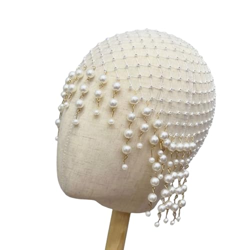 Javoryxh Perlen Quasten Haarschmuck Hut schöne Perlen Quasten Haarschmuck Hut Zubehör für Frisurenverbesserung Javoryxh Perlen Quasten Haarschmuck Hut schöne Perlen Quasten Haarschmuck Hut Zubehör für Frisurenverbesserung von Javoryxh