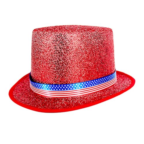 Javoryxh Schimmernder großer Hut für Bühnenauftritte, Maskerade, Kopfbedeckung, Gentleman-Hut für Karneval, Party, Thema, Event, Kopfschmuck Javoryxh Schimmernder großer Hut für Bühnenauftritte, Maskerade, Kopfbedeckung, Gentleman-Hut für Karneval, Party, Thema, Event, Kopfschmuck von Javoryxh