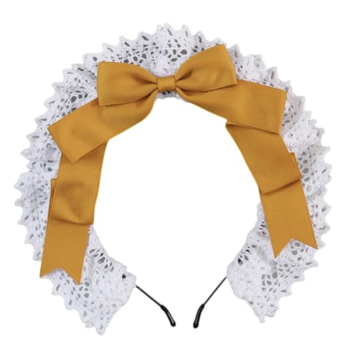 Javoryxh Schöne Schleifen-Stirnbänder, Haarband, Dienstmädchen, Cosplay, Kopfschmuck, Haarschmuck für Damen, Mädchen, Party und Kostüm Javoryxh Schöne Schleifen-Stirnbänder, Haarband, Dienstmädchen, Cosplay, Kopfschmuck, Haarschmuck für Damen, Mädchen, Party und Kostüm von Javoryxh
