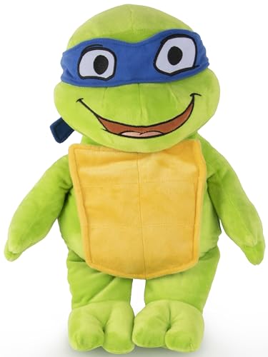 Weighted Nickelodeon Teenage Mutant Ninja Turtles Leonardo Plush Pillow Buddy - Super Soft Turtle Tots Character Pillow Pillow - Polyester-Mikrofaser, 43,2 cm, 1,1 kg Weighted Nickelodeon Teenage Mutant Ninja Turtles Leonardo Plush Pillow Buddy - Super Soft Turtle Tots Character Pillow Pillow - Polyester-Mikrofaser, 43,2 cm, 1,1 kg von Jay Franco