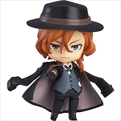 Jaypar Neue Bungo Streunende Hunde Figur Osamu Dazai Nendoroid Actionfigur Chuya Nakahara Nendoroid Actionfigur Actionfigur (Color : Chuya Nakahara) von Jaypar