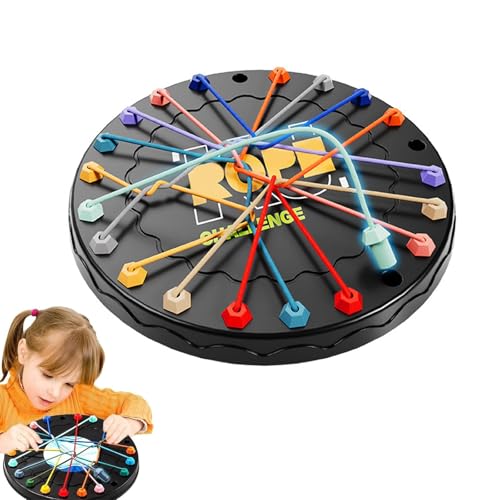 Brainy Knots Spiel, Knobelspiele Für Kinder Ab 8, IQ Spiele, Geduldspiele Für Kinder, Logik Und Strategie Training, Familienunterhaltung, 23 * 23 * 1.8cm, Hochwertige Materialien Brainy Knots Spiel, Knobelspiele Für Kinder Ab 8, IQ Spiele, Geduldspiele Für Kinder, Logik Und Strategie Training, Familienunterhaltung, 23 * 23 * 1.8cm, Hochwertige Materialien von JazRvr