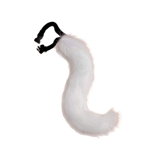JazRvr 1 Stück Therian Tail, Katzenschwanz, Fuchsschwanz, Furry Tail für Tier-Cosplay, Halloween-Partys, Kostümfeste, Verkleidungen, Geburtstagsgeschenk von JazRvr