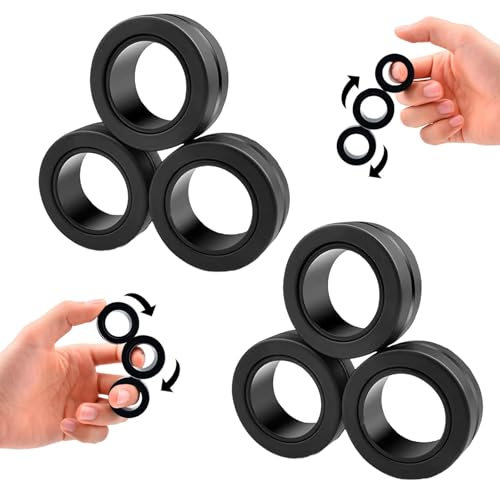 JazRvr 2 Stück Magnetische Handschmeichler, ADHS Spielzeug und Fidget Toy für Kinder und Erwachsene, Ideal für Stressabbau und Konzentration in Büro, Schule und Unterwegs JazRvr 2 Stück Magnetische Handschmeichler, ADHS Spielzeug und Fidget Toy für Kinder und Erwachsene, Ideal für Stressabbau und Konzentration in Büro, Schule und Unterwegs von JazRvr