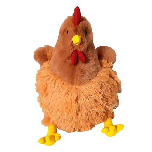 JazRvr Huhn Kuscheltier, Weiches Plüsch Huhn, Kinder Und Tierliebhaber, Dekoratives Spielzeug Für Spielzeit Und Ostergeschenk, Realistisches Wildtier-Simulationsspielzeug JazRvr Huhn Kuscheltier, Weiches Plüsch Huhn, Kinder Und Tierliebhaber, Dekoratives Spielzeug Für Spielzeit Und Ostergeschenk, Realistisches Wildtier-Simulationsspielzeug von JazRvr