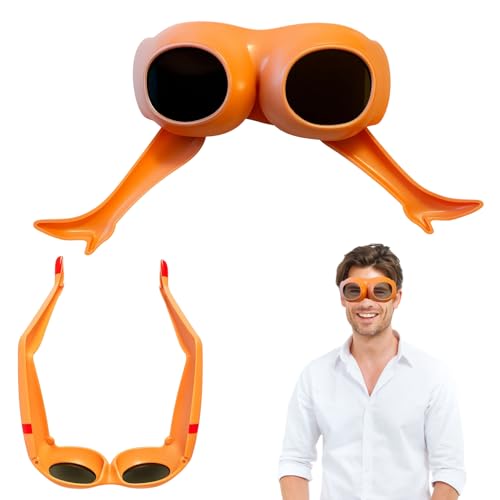 JazRvr Lustige Brille, Party Sonnenbrille Lustig, Hässliche Sonnenbrille für Erwachsene, Lustige Geschenkidee für Feste und Feiern, 1 Stück von JazRvr