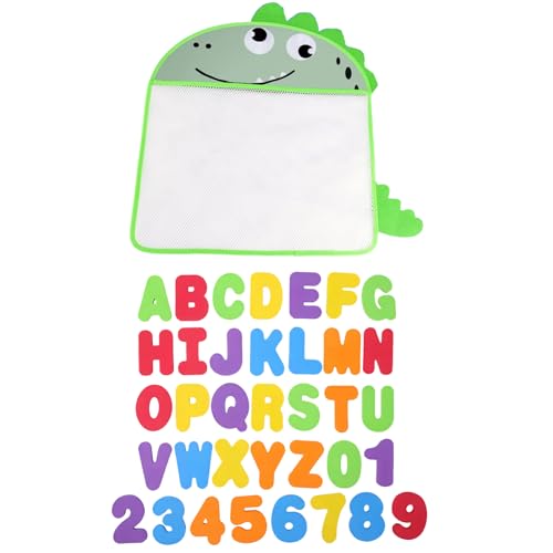 JazRvr Magnet Buchstaben Und Zahlen, 37-teiliges Badespielzeug, Moosgummi Buchstaben Selbstklebend, Filzbuchstaben Selbstklebend, Kreatives Lernspielzeug für Kinder, Baby, Badewanne, Frühes Lernen von JazRvr